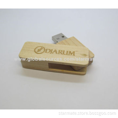 Wooden Twister USB Drive